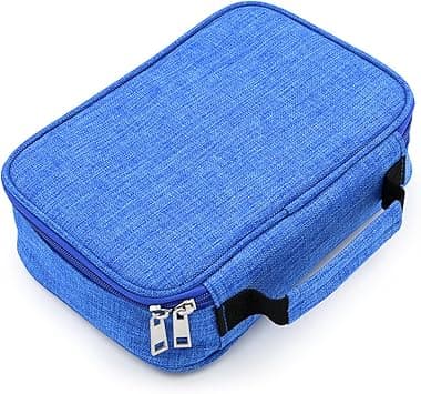 BTSKY® High Capacity Zipper Pens Pencil Case- Multi-Functional Stationery Pencil Pouch 72 Slots Colored Pencil Case Portable Pencil Bags With 2 Removable Sleeves(Blue) - Amazon.ae Price Tracker