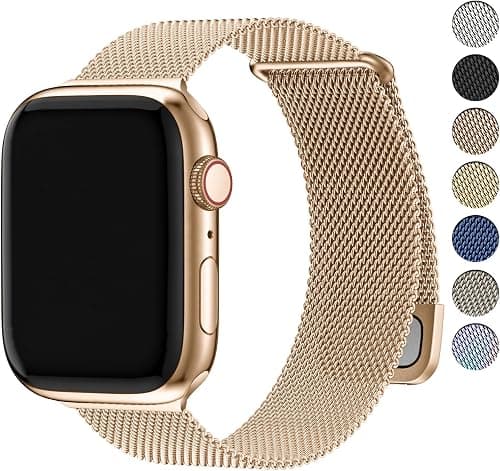 Fullmosa Compatible with Apple Watch Strap 49mm 46mm 45mm 44mm 42mm 41mm 40mm 38mm Women Men, Milanese Loop Apple Watch Band Ultra 3/2/1 SE3/2/1 iwatch Series 11 10 9 8 7 6 5 4 3 2 1 on Amazon.ae - Price Tracker