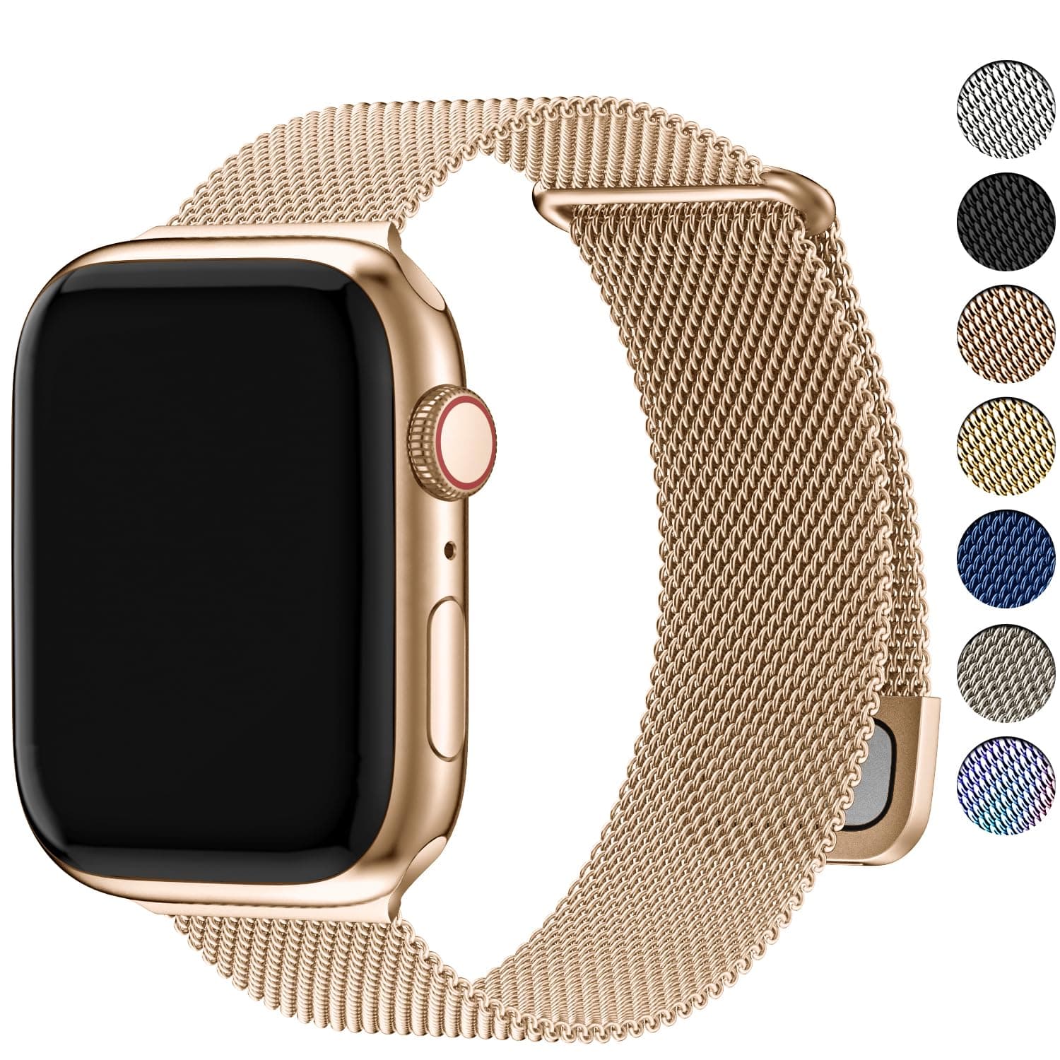 Fullmosa Compatible with Apple Watch Strap 49mm 46mm 45mm 44mm 42mm 41mm 40mm 38mm Women Men, Milanese Loop Apple Watch Band Ultra 3/2/1 SE3/2/1 iwatch Series 11 10 9 8 7 6 5 4 3 2 1 on Amazon.ae - Price Tracker