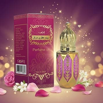 Arabian Roll-On Perfume Oil for Women - Long-Lasting Floral Fragrance with Rose, Apple, and Ambergris Notes - 18-25% Concentration - Elegant Scent for Daily Wear & Special Occasions (10ml) on Amazon.ae - Price Tracker
