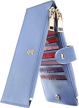 Travelambo Womens Walllet RFID Blocking Bifold Multi Card Case Wallet with Zipper Pocket on Amazon.ae - Price Tracker