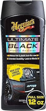Meguiar's Ultimate Black Plastic Restorer, 12 oz, G15812, H7.29 X W3.034 X D1.889 inches - Amazon.ae Price Tracker