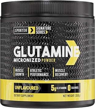 Sporter L-Glutamine Powder – 300g | 5g Pure Micronized Glutamine Per Serving | Muscle Recovery & Immune Support | Unflavored & Easy to Mix | Post-Workout Supplement on Amazon.ae - Price Tracker