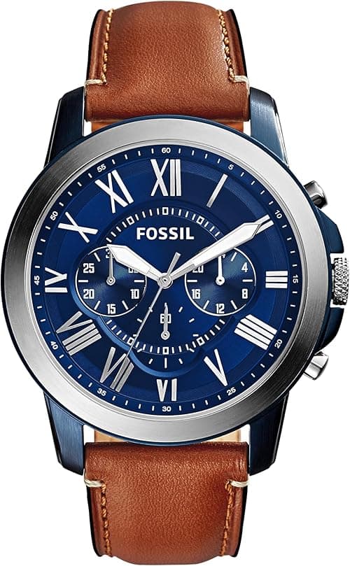 Fossil Leather Mens Quartz Watch on Amazon.ae - Price Tracker