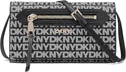 DKNY Womens Bryant Logo Ave Wallet Crossbody Handbags - Best Deal Finder