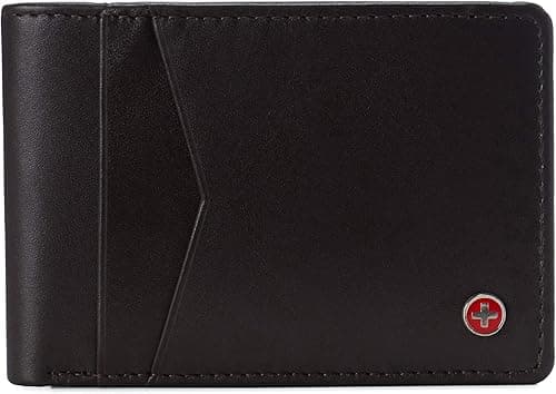alpine swiss Delaney Men’s RFID Blocking Slimfold Wallet Thin Bifold Cowhide Leather Comes in Gift Box on Amazon.ae - Price Tracker