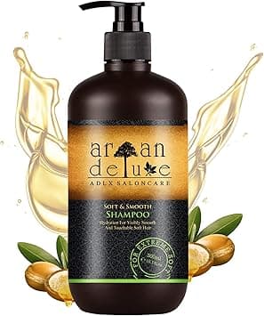 Argan Deluxe Repair & Care-Shampoo in professional quality 10.1 fl oz - repair & care - against split ends, frizz & hair breakage - for women & men on Amazon.ae - Price Tracker