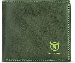 LUKZIJAES Genuine Leather Wallet for Men RFID Blocking Slim Bifold Front Pocket Wallets - Best Deal Finder