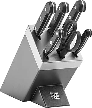 Zwilling Gourmet 1002455 Self-Sharpening Knife Block 7 Pieces Grey on Amazon.ae - Price Tracker