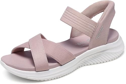 Skechers Ultra Flex 3.0 - Never Netter Hands Free Slip-ins womens Sandal على Amazon.ae - متتبع الأسعار