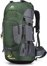 60L Hiking Backpack with Rain Cover Waterproof Lightweight Outdoor Travel Backpack Large Rucksack for Men Women High-Capacity Daypack for Hiking Trekking Camping Sport - Best Deal Finder