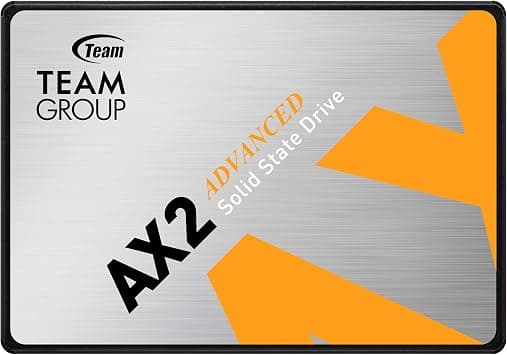 TEAMGROUP AX2 256GB 3D NAND TLC 2.5 Inch SATA III Internal Solid State Drive SSD (Read Speed up to 540 MB/s) Compatible with Laptop & PC Desktop T253A3256G0C101 على Amazon.ae - متتبع الأسعار