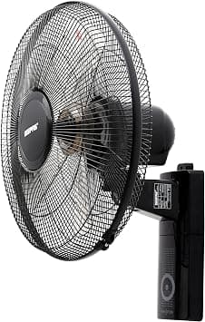 Geepas GF9483 16-Inch Wall Fan - 3 Speed Settings with 2 Pull String Cords | 5 Leaf Blades | Perfect for Home, Work Room or Office Use | 2 Year Warranty على Amazon.ae - متتبع الأسعار