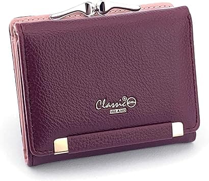 Classic Milano Wallet for Women – Stylish Faux Leather Ladies Wallet with Card Holder | Coins Clipped Purse for Women | Slim Women’s Wallet for Daily Use, Travel & Gifting (1, Maroon (CM-23)) on Amazon.ae - Price Tracker