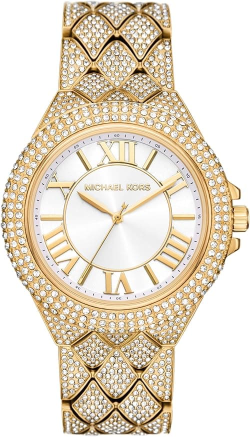 Michael Kors Camille Three-Hand Gold-Tone Stainless Steel Women's Watch (Model: MK4800) on Amazon.ae - Price Tracker