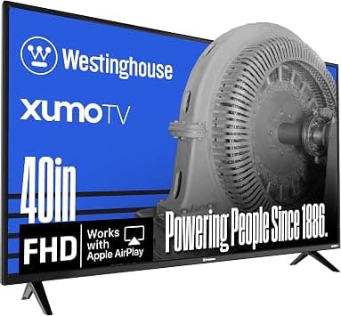 Westinghouse 40-inch Smart TV, FHD 1080P Xumo TV w/Voice Remote, Flat Screen Television w/Dolby Atmos, Blueooth, Apple AirPlay, Wi-Fi & Mobile Connectivity on Amazon.ae - Price Tracker