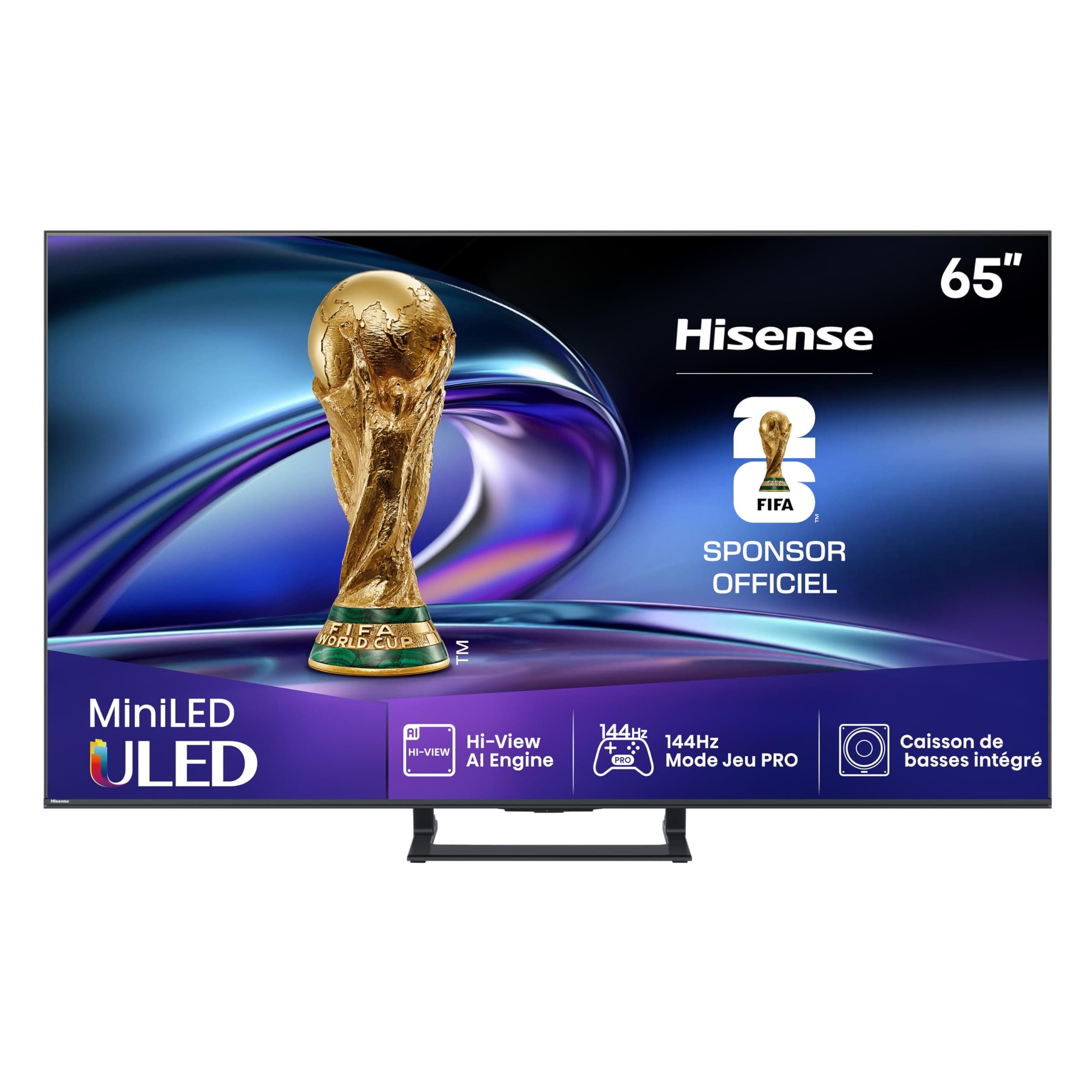Hisense 65 inch QLED 144Hz Smart TV E8Q-Quantum Dot Colour, AI Picture, Dolby Vision, Dolby Atmos, Share to TV, Voice Control, Filmmaker Mode, Youtube, Netflix, Disney+ 65E8Q (2025 UAE Version) on Amazon.ae - Price Tracker