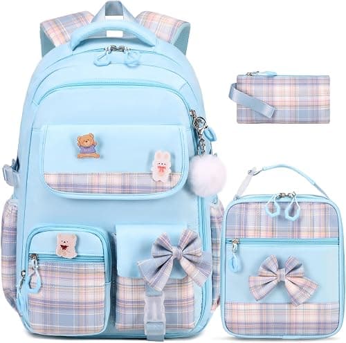 ACESAK Girls Backpack - 3PCS Backpack for Girls Cute School Backpacks for Girls Kindergarten على Amazon.ae - متتبع الأسعار