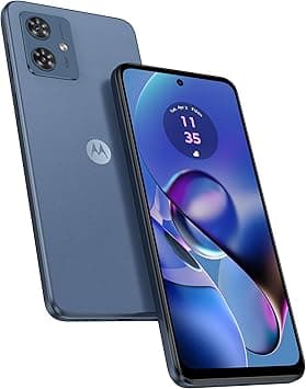 MOTOROLA moto g54 5G Dual with eSim Smartphone, 8+256GB, 6.5" FHD+ 120Hz, 50 MP OIS Anti-Shake Camera, Dolby Atmos, 5000mAh, Vegan Leather - Indigo Blue on Amazon.ae - Price Tracker