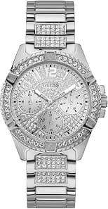 GUESS Womens Quartz Watch, Analog Display and Stainless Steel Strap W1156L1 - Best Deal Finder