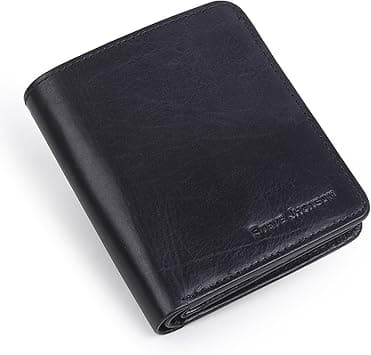 Steve Jhonson Pure Leather Purse for Men - RFID Protected Wallets for Men - Bi Fold Slim Wallet - Original Men's Wallet for Gift - Pop Up Leather, Black, M, Modern on Amazon.ae - Price Tracker