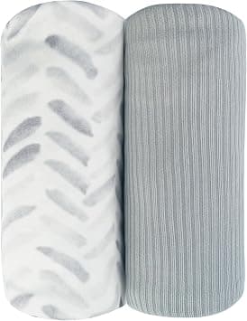 Lasoftan Jersey Swaddle Blanket, Ultra Soft Stretchy Receiving Blanket, Newborn Swaddle Wrap for Boys & Girls, 40 x 30 inches, 2 Pcs on Amazon.ae - Price Tracker