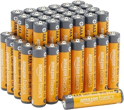 Amazon Basics AAA 1.5 Volt Performance Alkaline Batteries, 36-Pack(Appearance may vary) - متتبع أسعار Amazon.sa