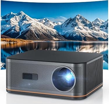2000 ANSI 4K Full HD Projector with WiFi and Bluetooth, HAPPRUN Movie Home Theater with Auto Focus, 300'' Display for Indoor/Outdoor, Smart Proyector Compatible with Phone/TV Stick/PC/PS5 على Amazon.ae - متتبع الأسعار