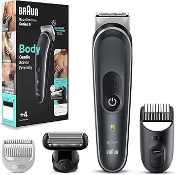 Braun Body Groomer Series 5 5360, Body Groomer for Men, Gentle Full-Body Manscaping - Amazon.ae Price Tracker