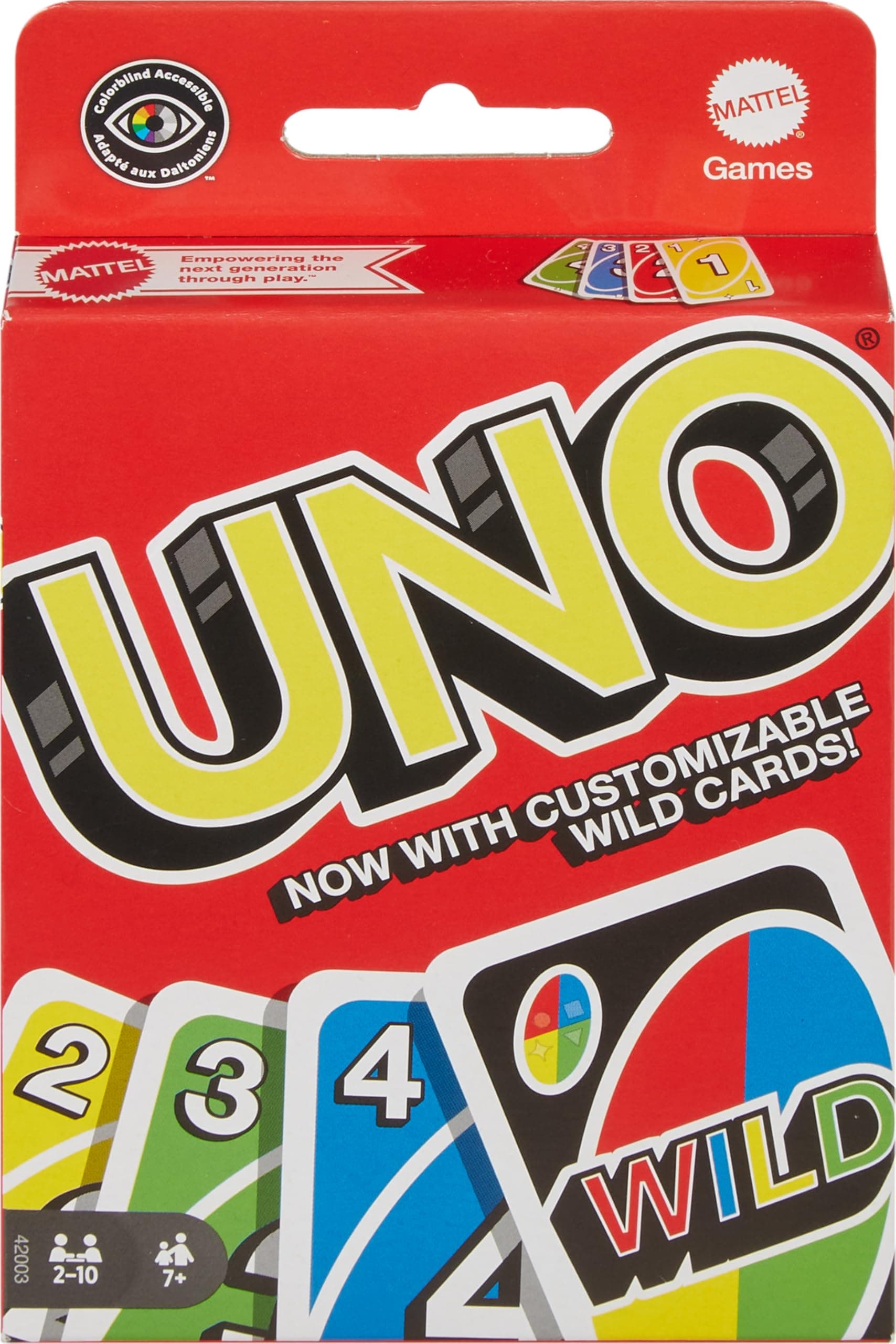 Mattel Games UNO: Classic Card Game, Multi, 8 x 3-3/4 x 81/100 in (42003) on Amazon.ae - Price Tracker