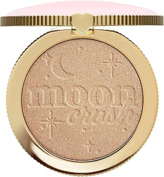 TOO FACED Moon Crush Highlighter - Sheer Glossy Multi-Use Powder Summer Moon - Bronzed Rose Gold NET WT. 0.24 OZ. / 7.0 g - Best Deal Finder