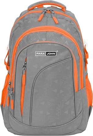 Parajohn School Backpack for Boys and Girls, Polyester Laptop Bag with Multiple Compartments, Water Resistant Travel Backpack on Amazon.ae - Price Tracker