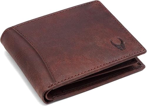 WILDHORN Genuine Leather Hand-Crafted Wallet For Men, Bifold Leather Wallet ,Model-WH1173 on Amazon.ae - Price Tracker