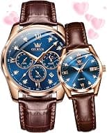OUPINKE Men's Automatic Mechanical Watches Luxury Business Dress Self Winding Tourbillon Multifunction Calendar Date Luminous Waterproof Luxury Dress Wrist Watches - Best Deal Finder