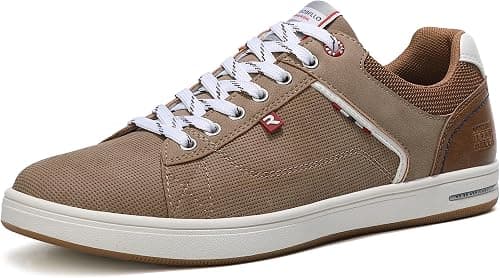 ARRIGO BELLO Mens Casual Shoes Sneaker Leather Fashion Trainers Business Walking Classic Style Sneakers Size 41-46 on Amazon.ae - Price Tracker