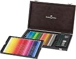 Faber Castell Colour Pencil Polychromos Wood Case of 48 Cls - متتبع أسعار Amazon.sa