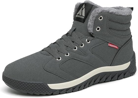 Mishansha Men's Winter Shoes Warm Lined Snow Boots Winter Outdoor Boots Winter Boots Size 38-48 EU on Amazon.ae - Price Tracker