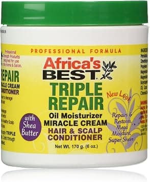 Africa'S Best Triple Repair Oil Moisturizer Hair And Scalp Conditioner, 6 Ounce (Packagingmay Vary) على Amazon.ae - متتبع الأسعار