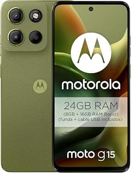 Motorola Moto G15 Dual-SIM 128GB ROM + 8GB RAM (GSM Only | No CDMA) Factory Unlocked 4G/LTE Smartphone (Iguana Green) - International Version on Amazon.ae - Price Tracker