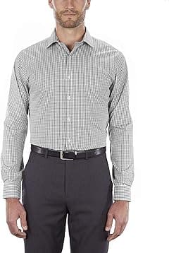 Van Heusen Men's Dress Shirt Regular Fit Flex Collar Check - Amazon.ae Price Tracker
