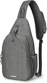 G4Free Crossbody Sling Bag RFID Blocking Chest Backpack Bag Daypack Water-resistant for Hiking Travel - Best Deal Finder