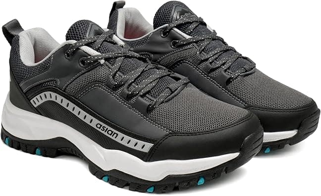 ASIAN Men's Everest-01 Sports Trekking & Hiking, Walking Shoes with Rubber Outsole & Memory Foam Insole Lace-Up Shoes for Men's & Boy's على Amazon.ae - متتبع الأسعار