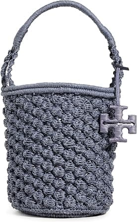 Tory Burch Women's Ella Hand Crochet Popcorn Stitch Bucket Bag - Best Deal Finder