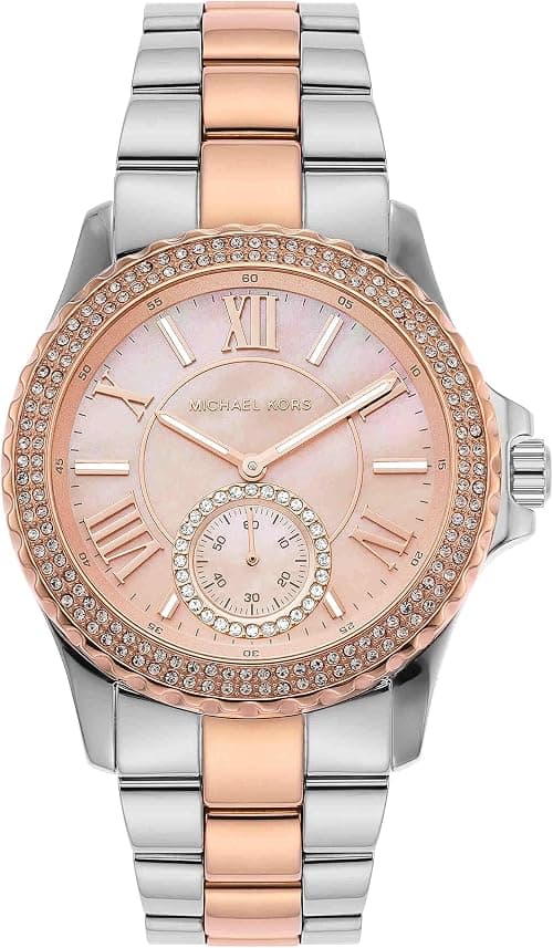 Michael Kors MK7402 - Everest Three-Hand Two-Tone Stainless Steel Watch Two-Tone One Size on Amazon.ae - Price Tracker