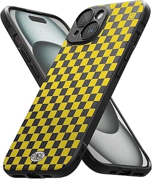 Ringke Onyx Compatible with iPhone 15 Case Cover Rugged Flexible Durable Anti-Slip TPU Protection Shockproof iPhone 15 Back Cover - Checkerboard Yellow - Amazon.ae Price Tracker