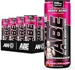 ABE all black everything Sugar Free Energy Drink | Baddy Berry | 0 Calories | 12 Pack | 200mg Natural Caffeine | Pre-Workout Sport Drink for Men and Women - Best Deal Finder