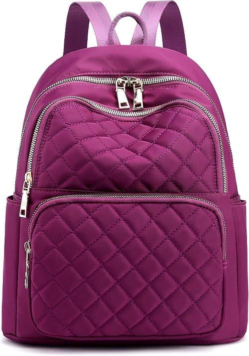 Backpack for Women, Nylon Travel Backpack Purse Black Small School Bag for Girls على Amazon.ae - متتبع الأسعار