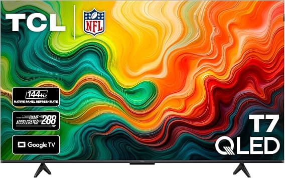 TCL 55 Inch Class T7 Series | 4K QLED HDR | 55T7, 2025 Model | 120HZ Refresh Rate High Brightness Smart Google TV Dolby Atmos Audio | Voice Remote Alexa Gaming Streaming Television on Amazon.ae - Price Tracker