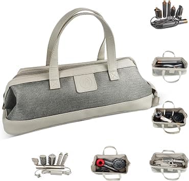 Travel Hair Dryer Bag for Dyson Supersonic, Portable Waterproof Storage Bag for Dyson Airwrap, Hair Tool Bag for Shark Flexstyle (Light Grey) on Amazon - Best Deal Finder