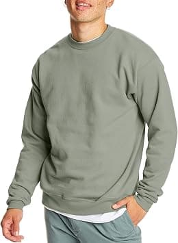 Hanes Men's Sweatshirt, EcoSmart Fleece Crewneck Sweatshirt, Cotton-Blend Fleece Sweatshirt, Plush Fleece Pullover Sweatshirt - Amazon.ae Price Tracker